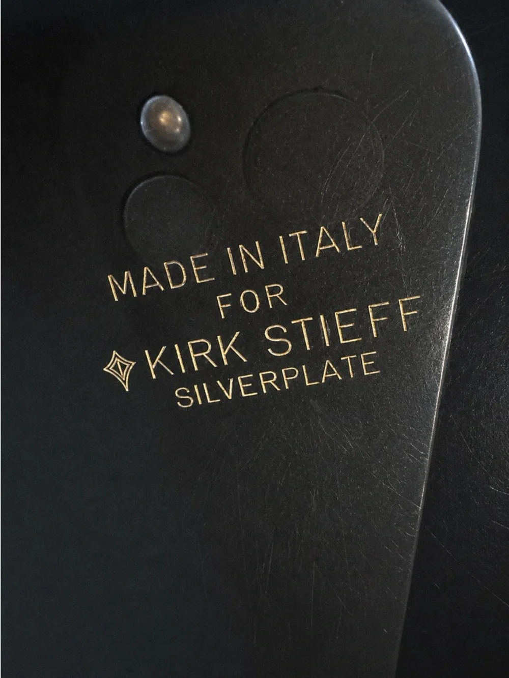Vintage Kirk Stieff Silverplate Italy Botanical Leaf Small Serving Bowl 7”